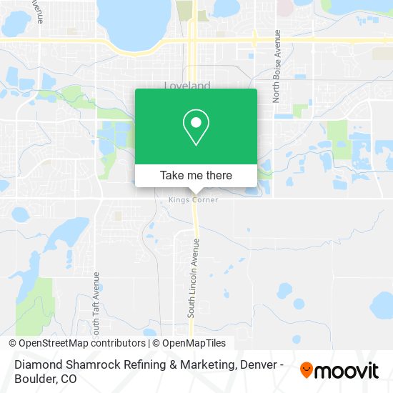 Diamond Shamrock Refining & Marketing map
