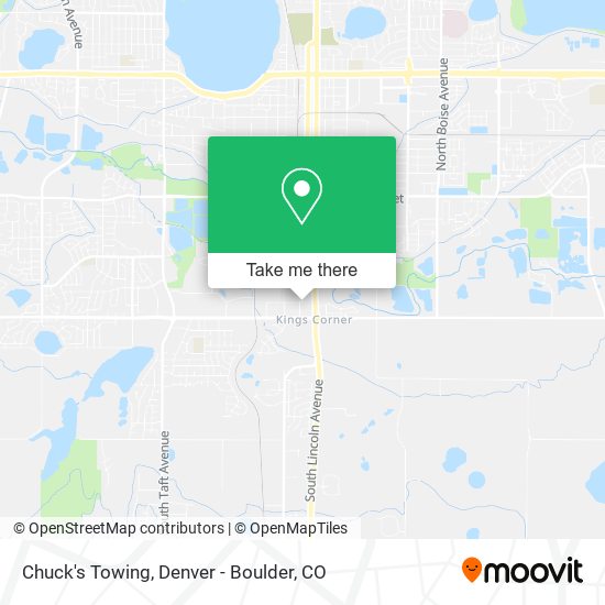 Mapa de Chuck's Towing