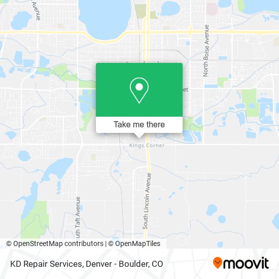 KD Repair Services map