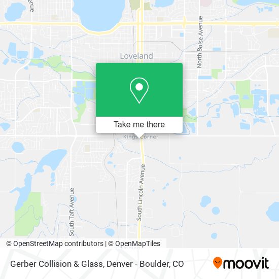Gerber Collision & Glass map