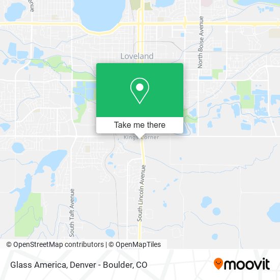Glass America map