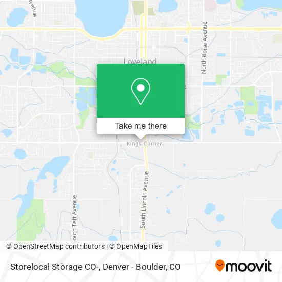 Storelocal Storage CO- map