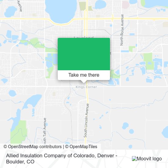 Mapa de Allied Insulation Company of Colorado