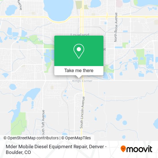Mapa de Mder Mobile Diesel Equipment Repair