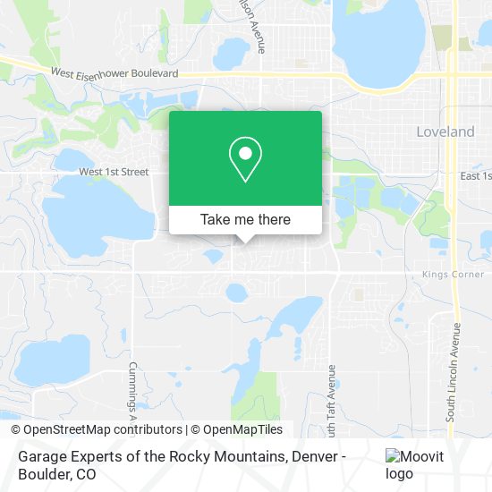 Mapa de Garage Experts of the Rocky Mountains