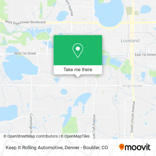Keep It Rolling Automotive map