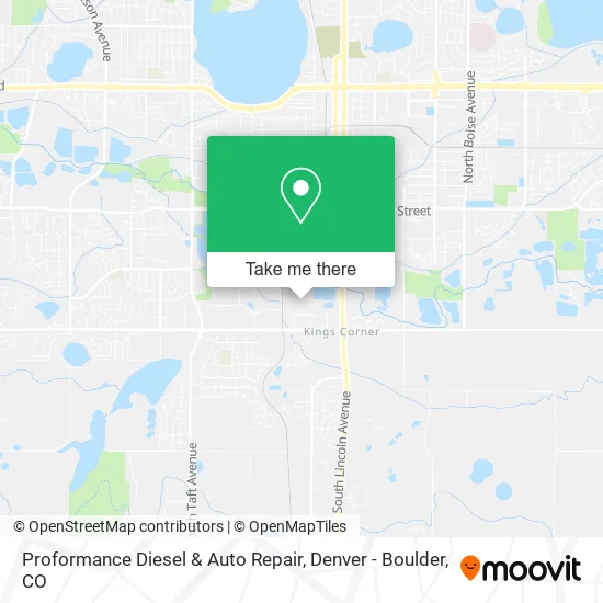 Proformance Diesel & Auto Repair map