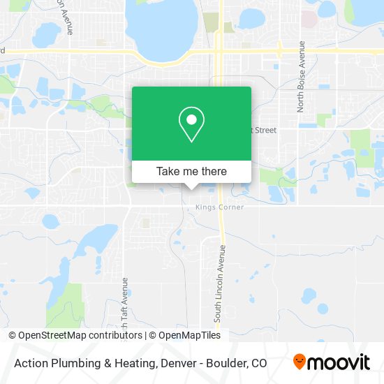 Action Plumbing & Heating map