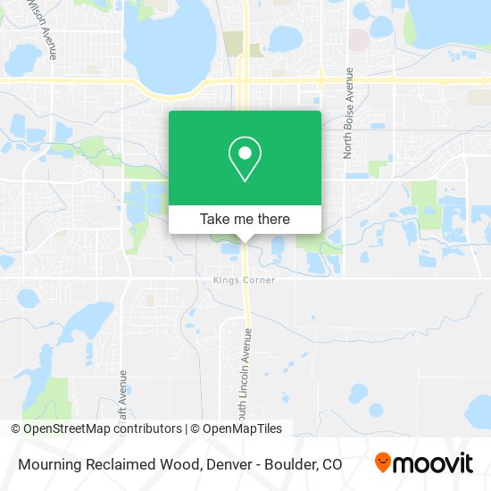 Mourning Reclaimed Wood map