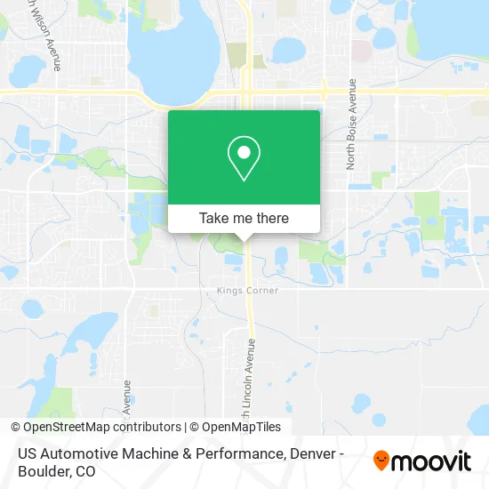 US Automotive Machine & Performance map