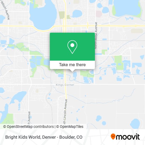 Bright Kids World map