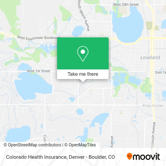Colorado Health Insurance map