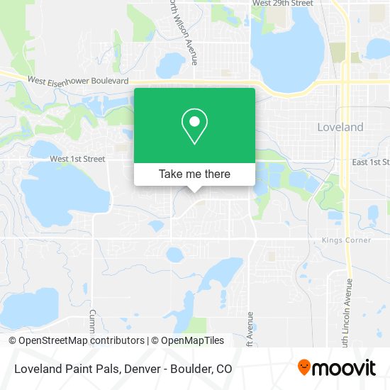 Loveland Paint Pals map