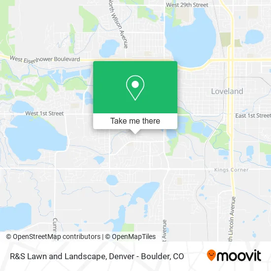 R&S Lawn and Landscape map