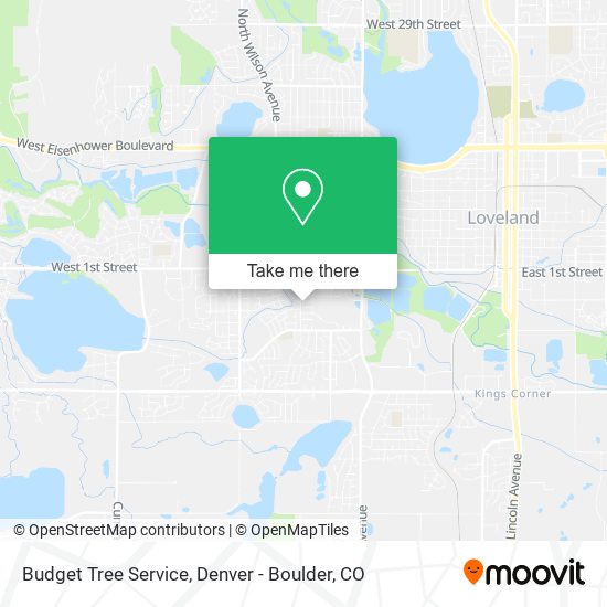 Budget Tree Service map