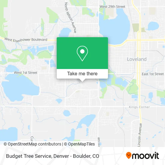 Budget Tree Service map