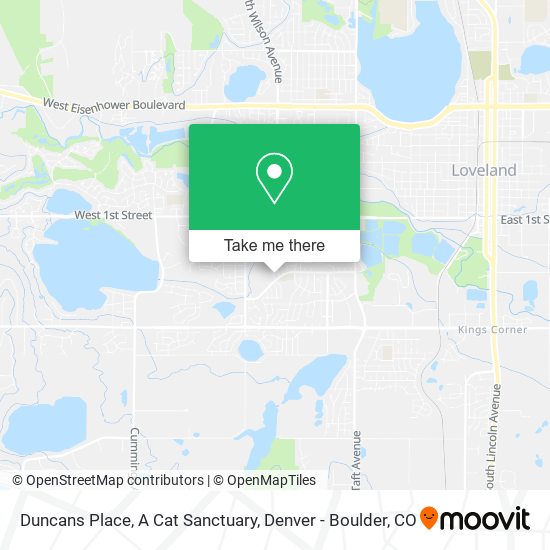 Duncans Place, A Cat Sanctuary map