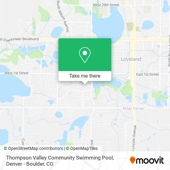 Thompson Valley Community Swimming Pool map
