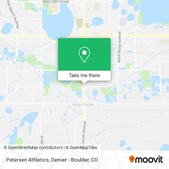 Mapa de Petersen Athletics