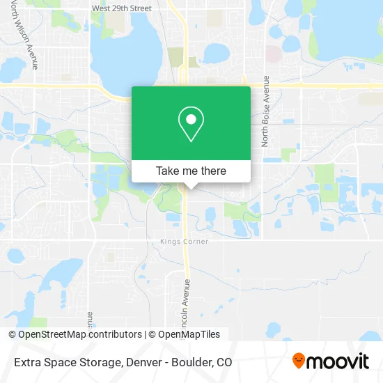 Extra Space Storage map