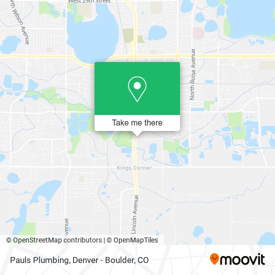 Pauls Plumbing map