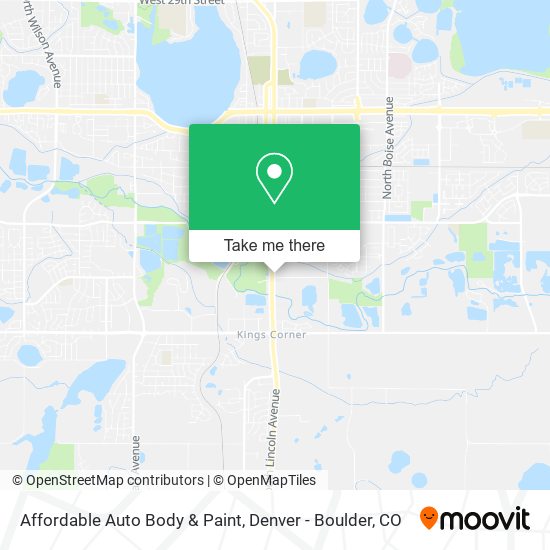Affordable Auto Body & Paint map