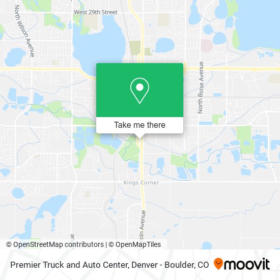 Mapa de Premier Truck and Auto Center