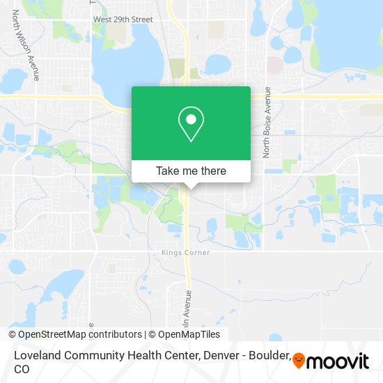 Mapa de Loveland Community Health Center