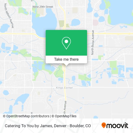 Catering To You by James map