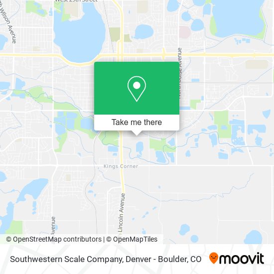 Southwestern Scale Company map