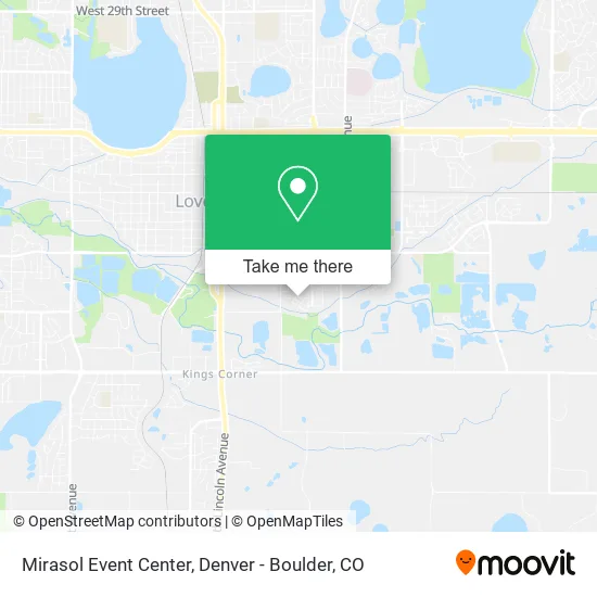 Mirasol Event Center map
