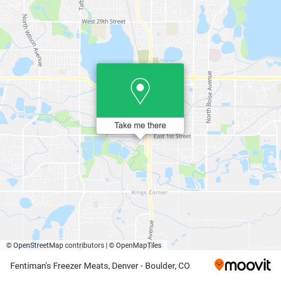 Mapa de Fentiman's Freezer Meats