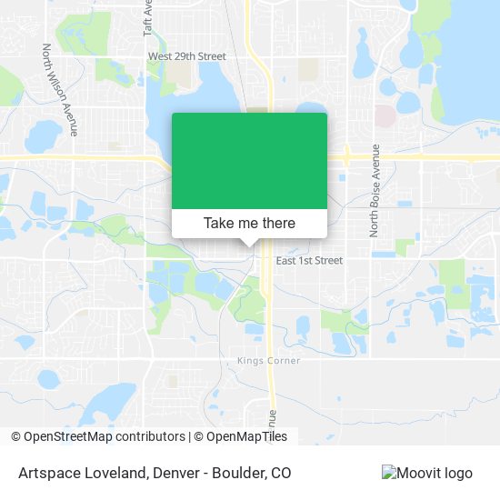 Mapa de Artspace Loveland