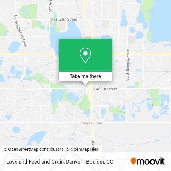 Mapa de Loveland Feed and Grain