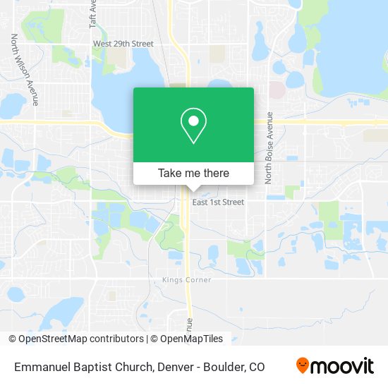 Emmanuel Baptist Church map