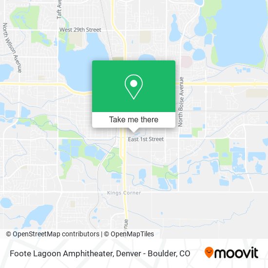 Foote Lagoon Amphitheater map