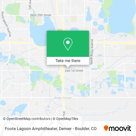 Foote Lagoon Amphitheater map