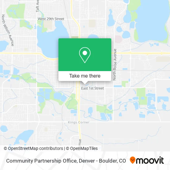 Community Partnership Office map