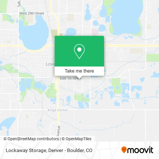 Lockaway Storage map