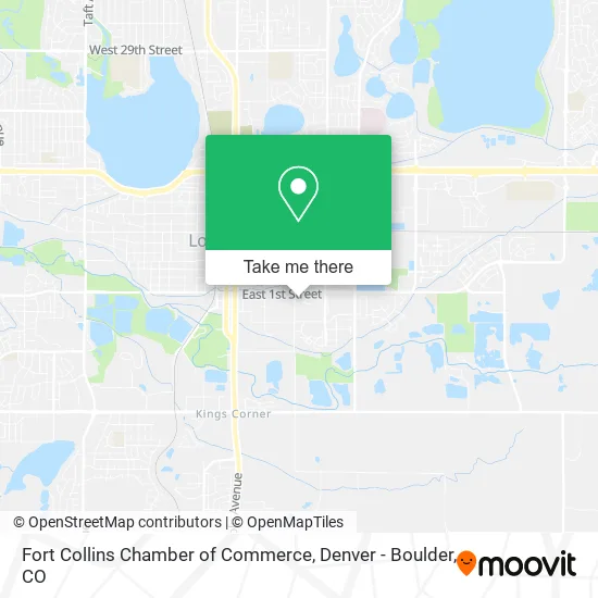Fort Collins Chamber of Commerce map