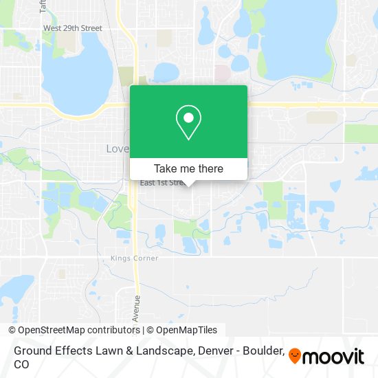 Ground Effects Lawn & Landscape map