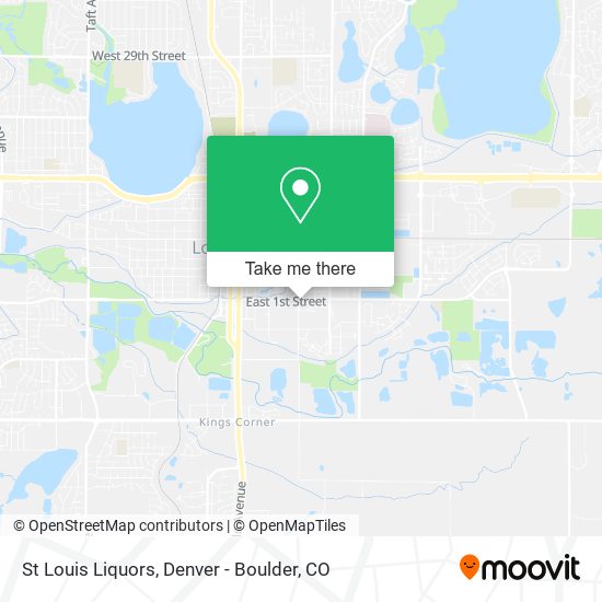 St Louis Liquors map