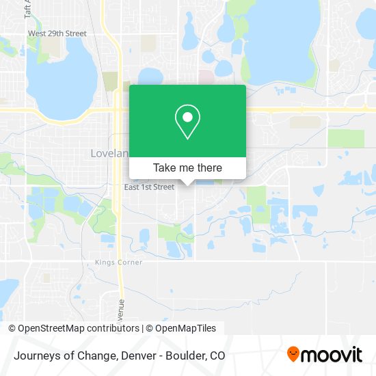 Journeys of Change map