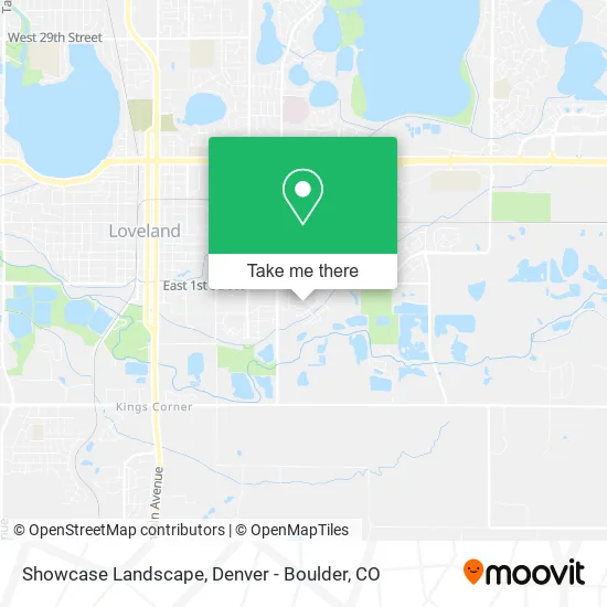 Showcase Landscape map