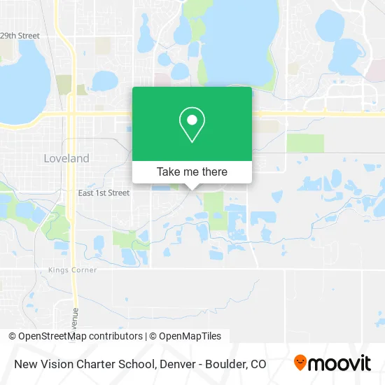 New Vision Charter School map