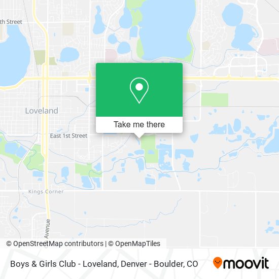 Boys & Girls Club - Loveland map