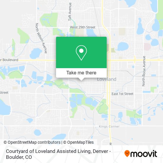 Mapa de Courtyard of Loveland Assisted Living