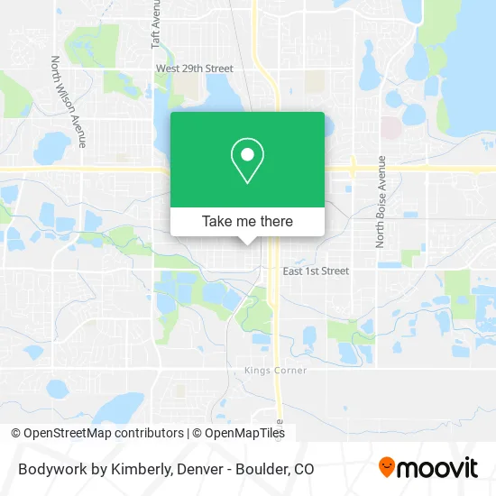 Bodywork by Kimberly map