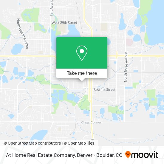 At Home Real Estate Company map