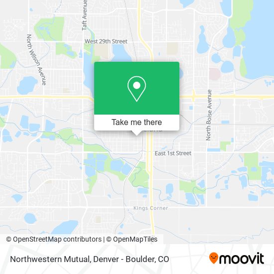 Northwestern Mutual map